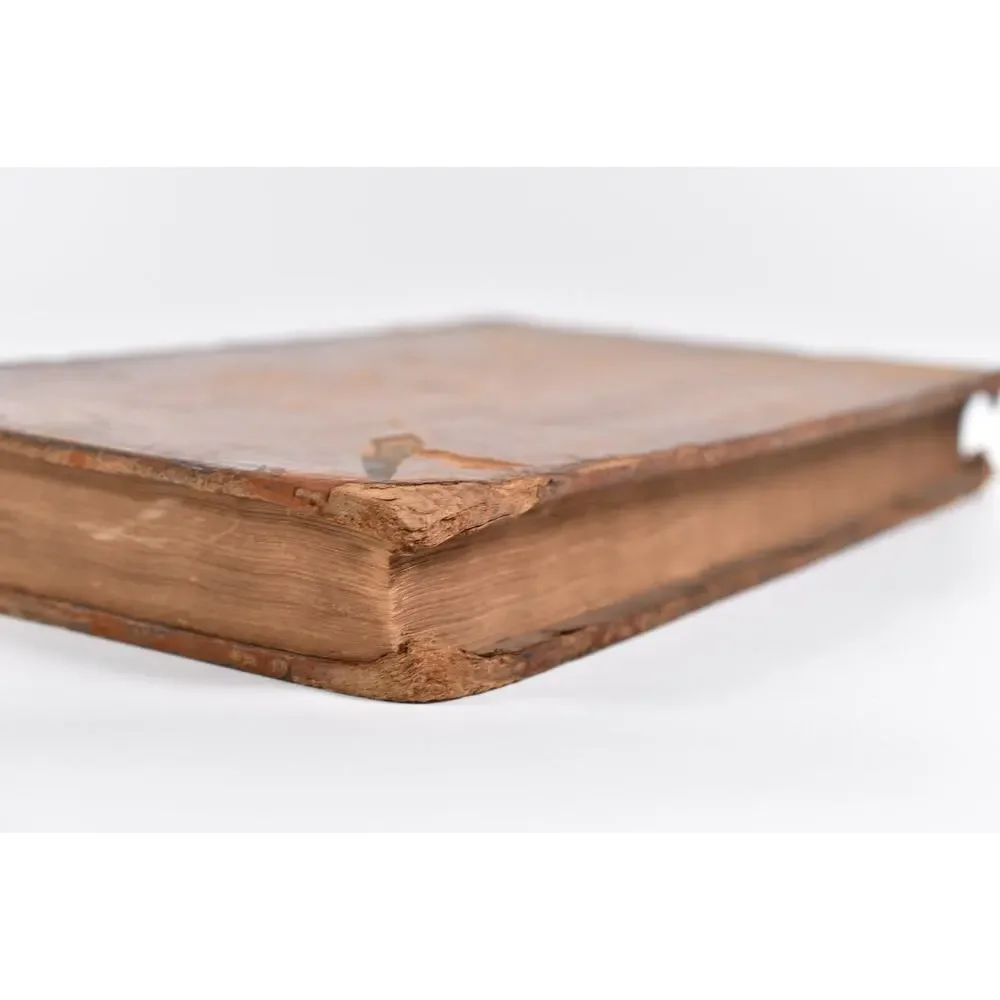 Antique‎ 1718 Sir Edward Lutwyche Legal Reports Leather Bound Rare Law Book